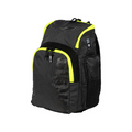 Mochila Spiky backpack 35 dark smoke neón yellow