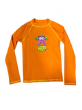 Polera arena UV kids girl mango yellow star