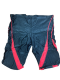 Calza deportiva hombre negra con rojo