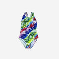 Traje baño arena niña glitch One piece multicolor